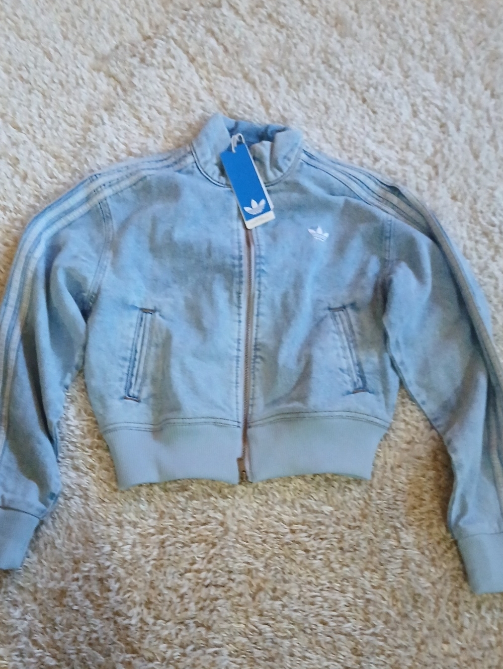 NWT ADIDAS DENIM JACKET